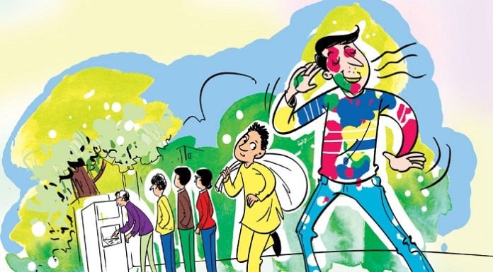 चुनावी होली हुल्लड़