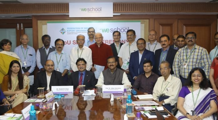 Indian Export Organizations (FIEO) an Industry-Academia partnership MOU