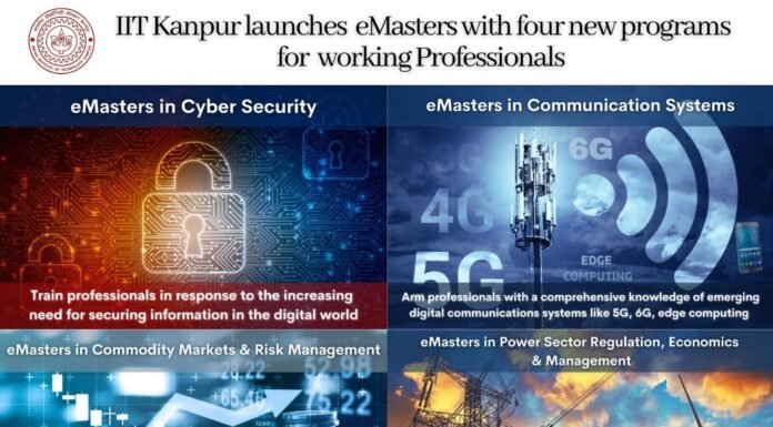 IIT Kanpur launches eMasters in Cyber Security, Communication Systems, Power Sector Regulation, and Commodity Markets