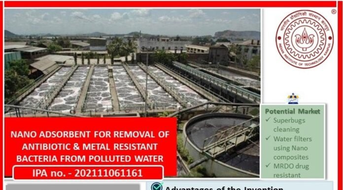 IIT Kanpur team develops Novel Nano Adsorbent technology for purification of polluted water