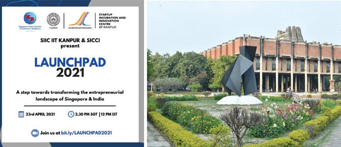 A delegation of sixteen incubated startups Of SIIC at IIT Kanpur left for Singapore